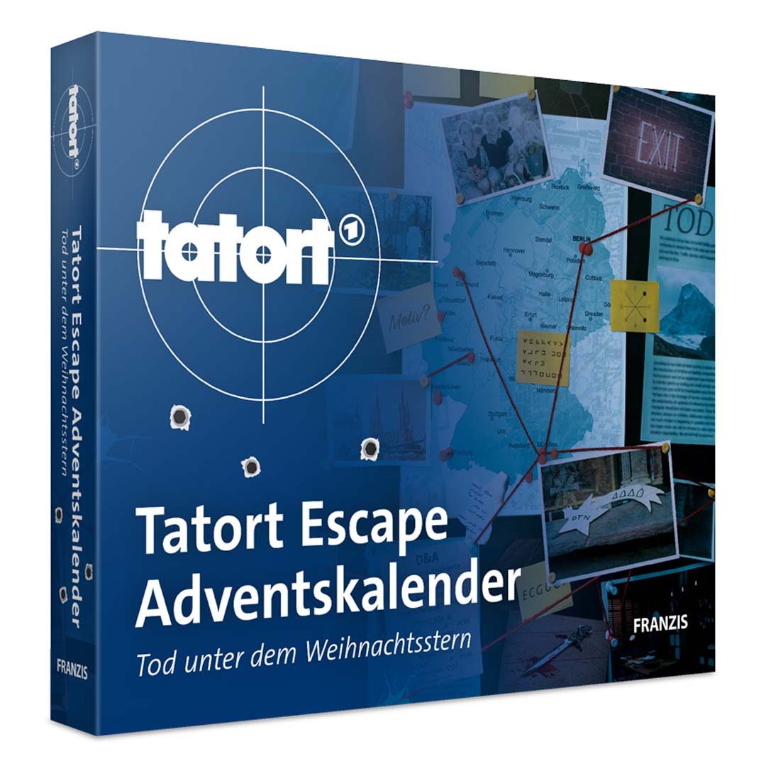 Franzis Verlag Adventskalender TATORT Escape Tod unter dem Weihnachtsstern Weihnachtskalender Franzis, Advents-Krimi