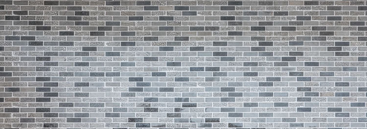 grau Naturstein Carving Mosani cementgrau Mosaikfliesen anthrazit Brick Küche Mosaik Marmor