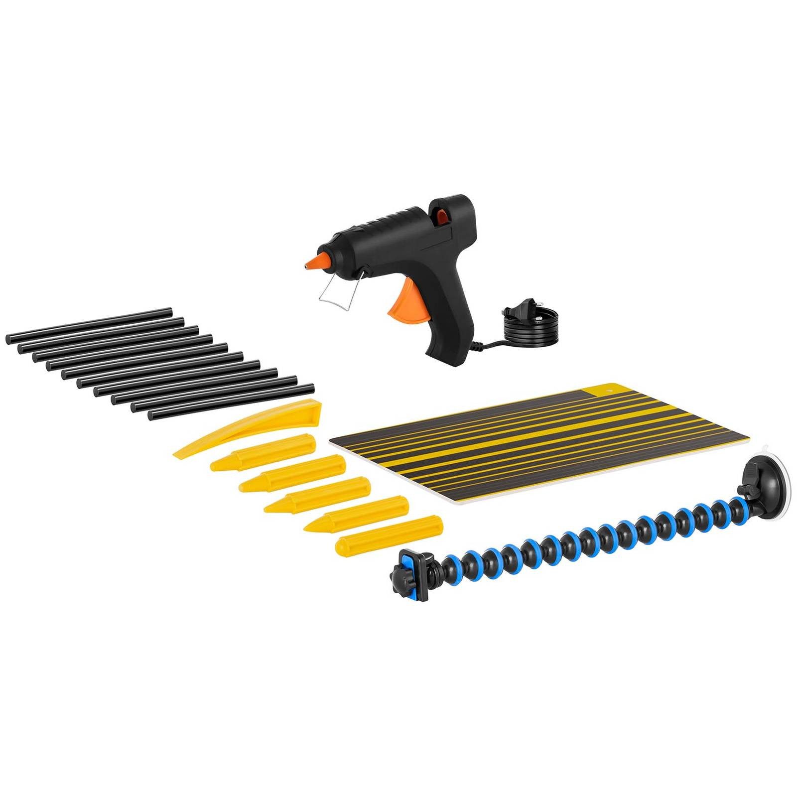 MSW Reparatur-Set Dellenreparatur Set 85-teilig Ausbeulwerkzeug PDR Gleithammer, 85-St.