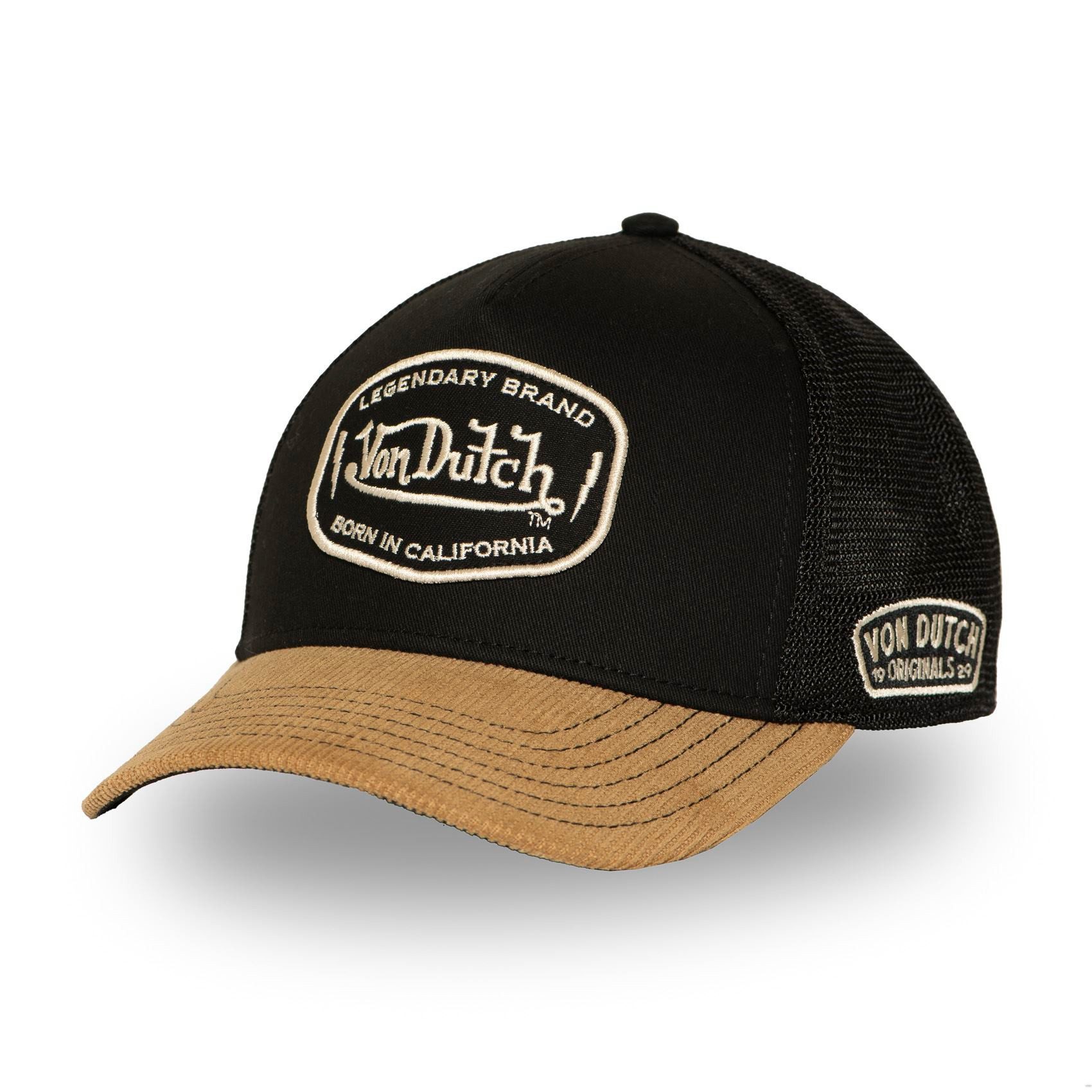Von Dutch Trucker Cap Von Dutch Originals Semi Curved TruckerCap LEGENDARY BRAND BORN IN CAL (Basecap, Meshcap, Trucker Kappe)