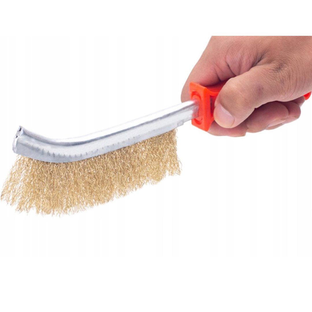 RACEL Drahtbürste Messing Drahtbürste 24cm Metallbürste Reinigungsbürste Universal, (1-tlg)