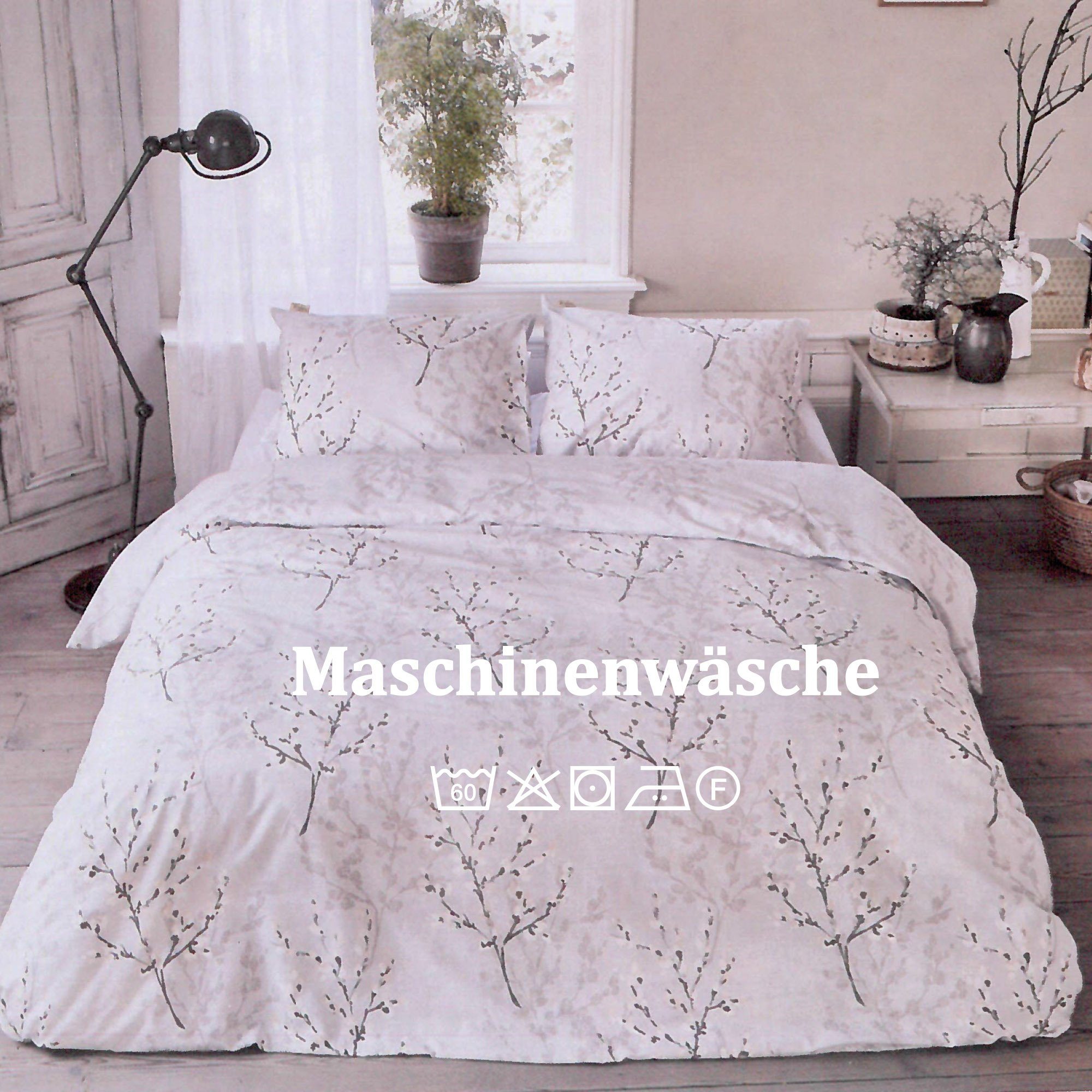 Bestlivings Bettwäsche Bettwäsche-Set 05850, Baumwolle, Bettbezug Baumwolle, Bettgarnitur Set 135x200 + 80x80cm – Bild 5 von 5