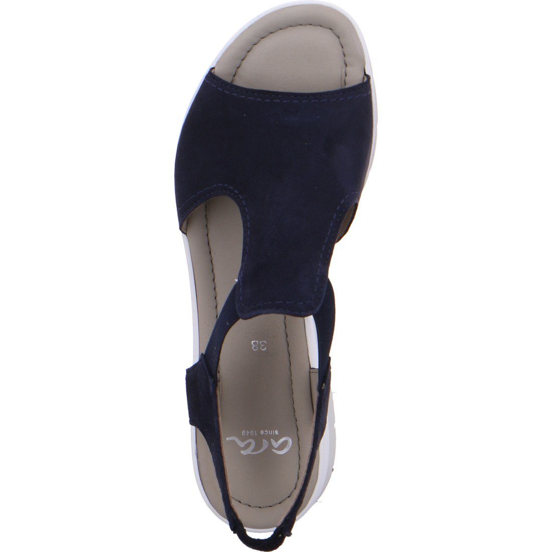 Leder Ara - Sandalette blau Sandalette Damen Schuhe, Ara Lido 042486