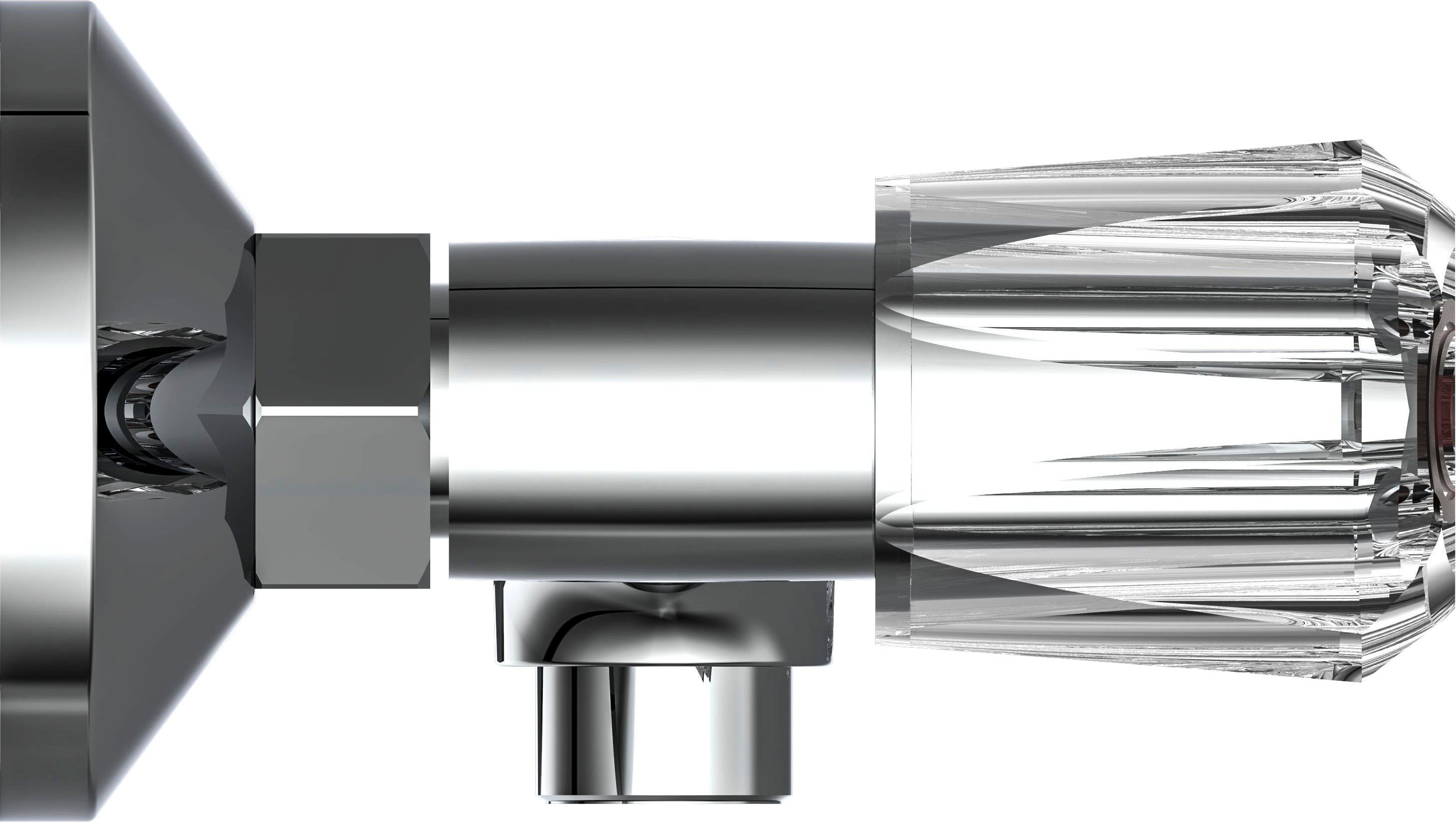 Schütte Duscharmatur Savino Wasserhahn Bad, Zweigriffmischer, Mischbatterie Dusche in Chrom