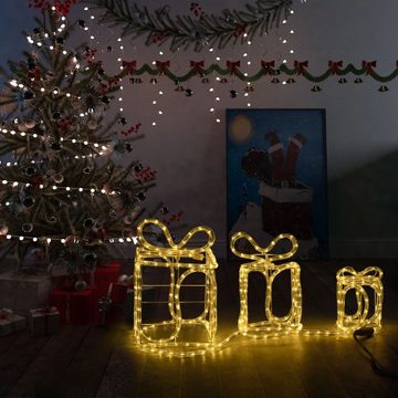 vidaXL Dekolicht Weihnachtsdekoration Geschenkboxen mit 180 LEDs Indoor Outdoor