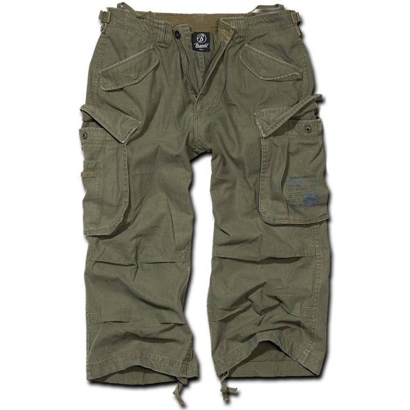 Stoffhose Brandit Herren Industry Vintage Cargo 3/4 Shorts