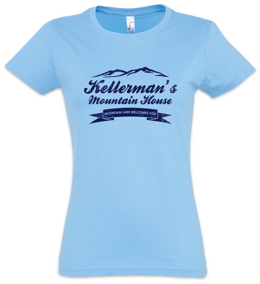 Urban Backwoods Print-Shirt Kellerman´s Mountain House II Damen T-Shirt Hotel Dirty Eighties (1-tlg) Tanzfilm 80s Dancing Resort