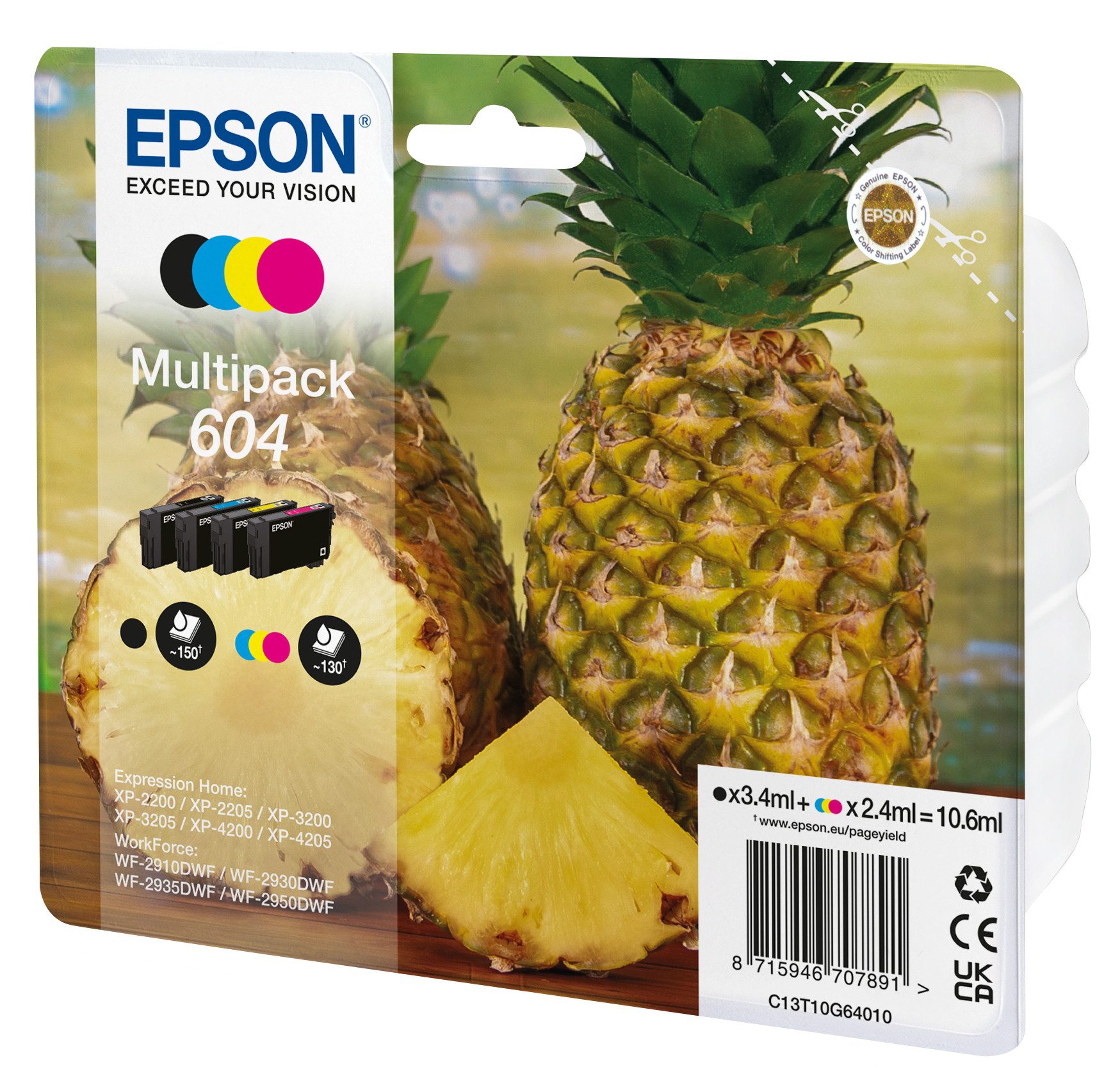Epson Tintenpatronen Multipack 604 (4 Farben) Tintenpatrone