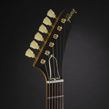 Gibson E-Gitarre, E-Gitarren, Premium-Instrumente, 1958 Korina Explorer Reissue Natural Black Pickguard #811297 -