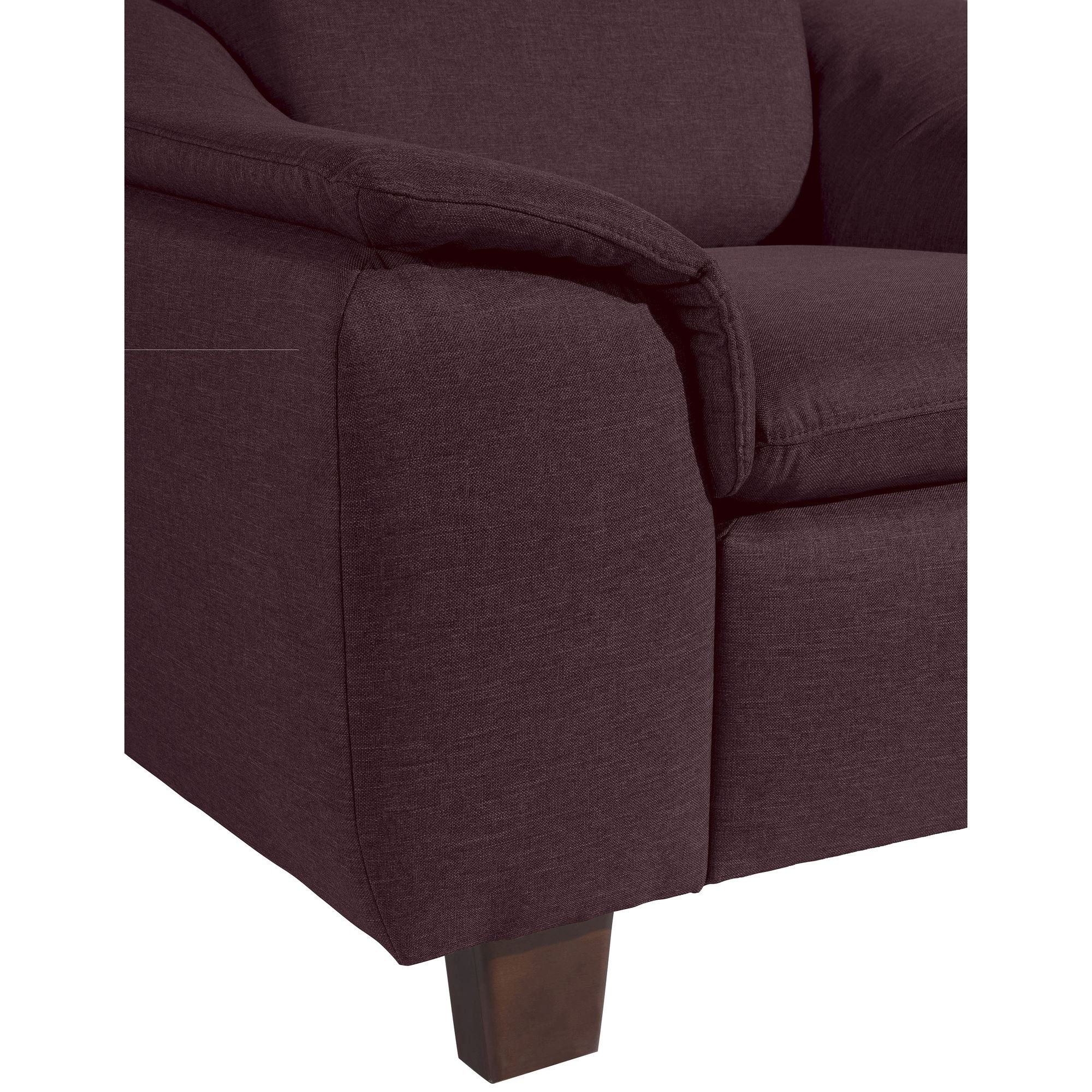 dunkel Katti nussbaum Sessel 1-St), Buche Flachgewebe Versand, burgund Sessel Bezug 58 hochwertig (Sparpreis inkl. aufm verarbeitet,bequemer 22938 / Kessel Kostenlosem Sitz