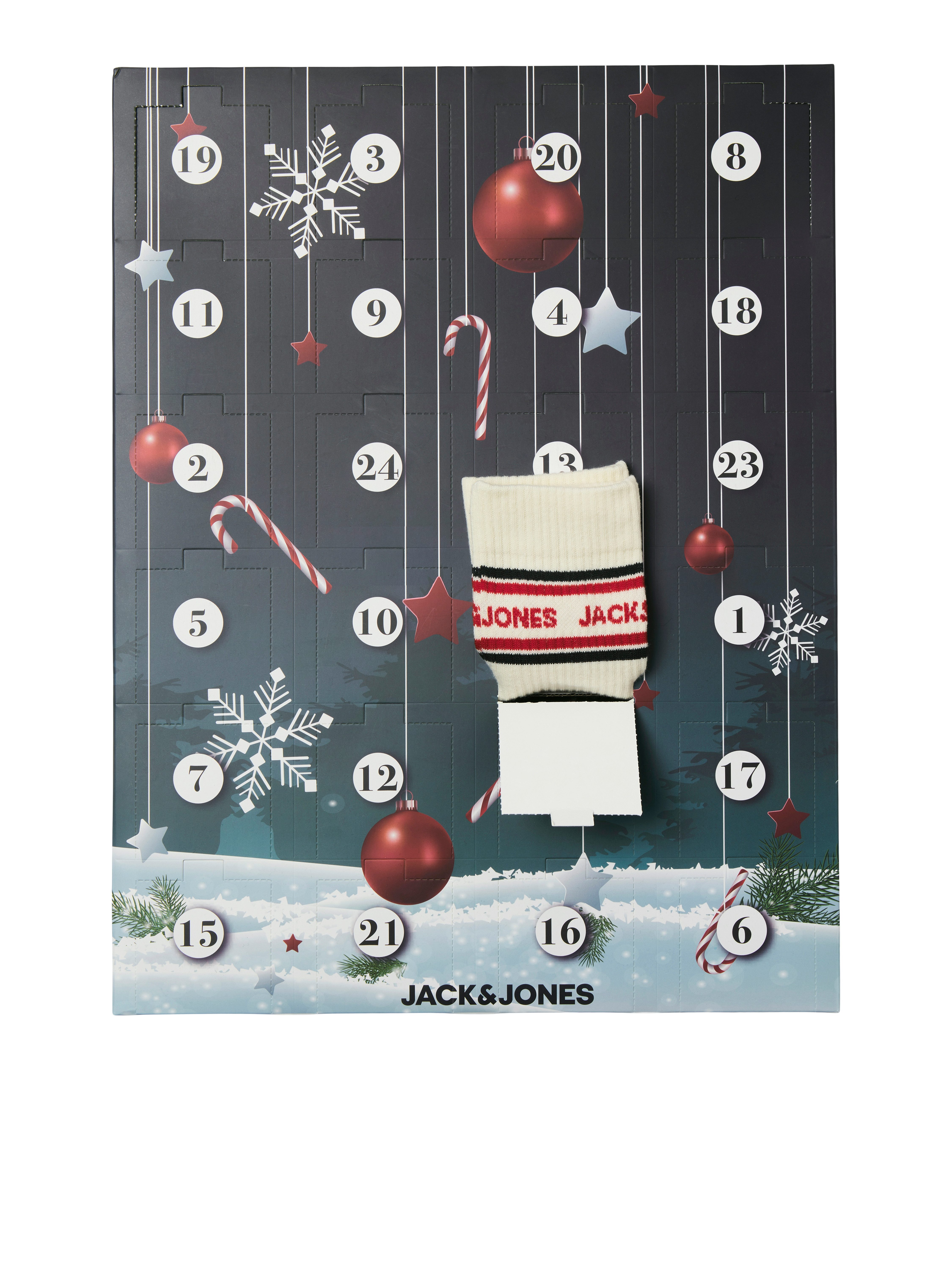 Jack & Jones Freizeitsocken JACCHRISTMAS SOCK Adventskalender (Packung, 24- günstig online kaufen