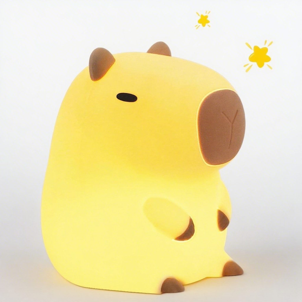 Coonoor LED Nachtlicht Kinder Capybara Lampe mit Dimmbarkeit und Timer günstig online kaufen