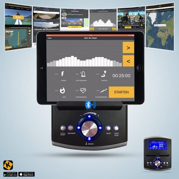 AsVIVA Rudergerät & Liegeergometer AsVIVA 2 in 1 RA6 Bluetooth, Kinomap kompatibel, Bluetooth für IOS oder Android
