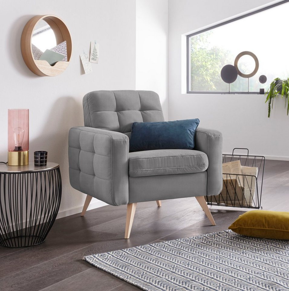 exxpo - sofa fashion Sessel Nappa, In hochwertiger Verarbeitung