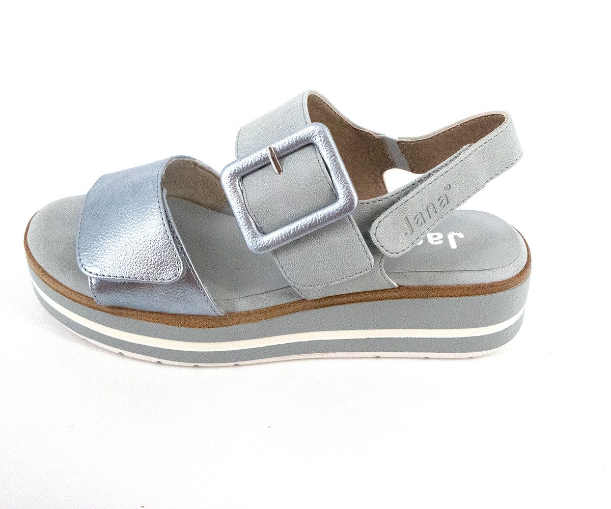 Jana Jana Sandale sky blue - 8-28266-44-833 Keilsandalette