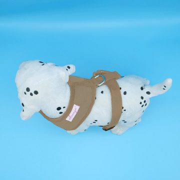 Alvonja Hunde-Geschirr Hundegeschirr kleine, mittlere, große Hunde Welpen sand, Polyester, verstellbar, verschiedene Größen