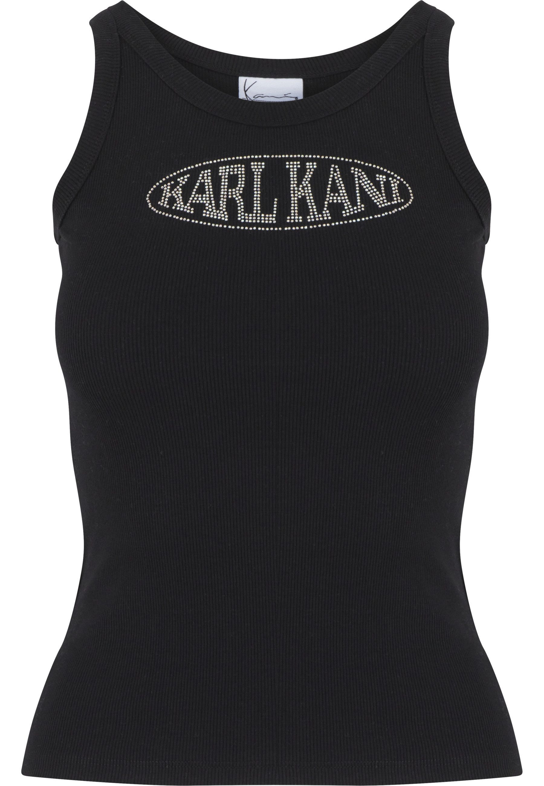 Karl Kani Tanktop Karl Kani Woven Signature Rhinestone Rib Tank