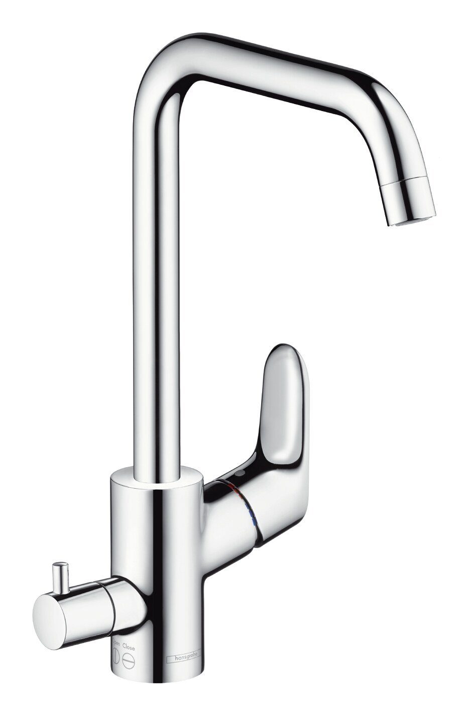 - Küchenarmatur Einhebel-Küchenmischer Focus Geräteabsperrventil Chrom 1jet hansgrohe mit M41 260