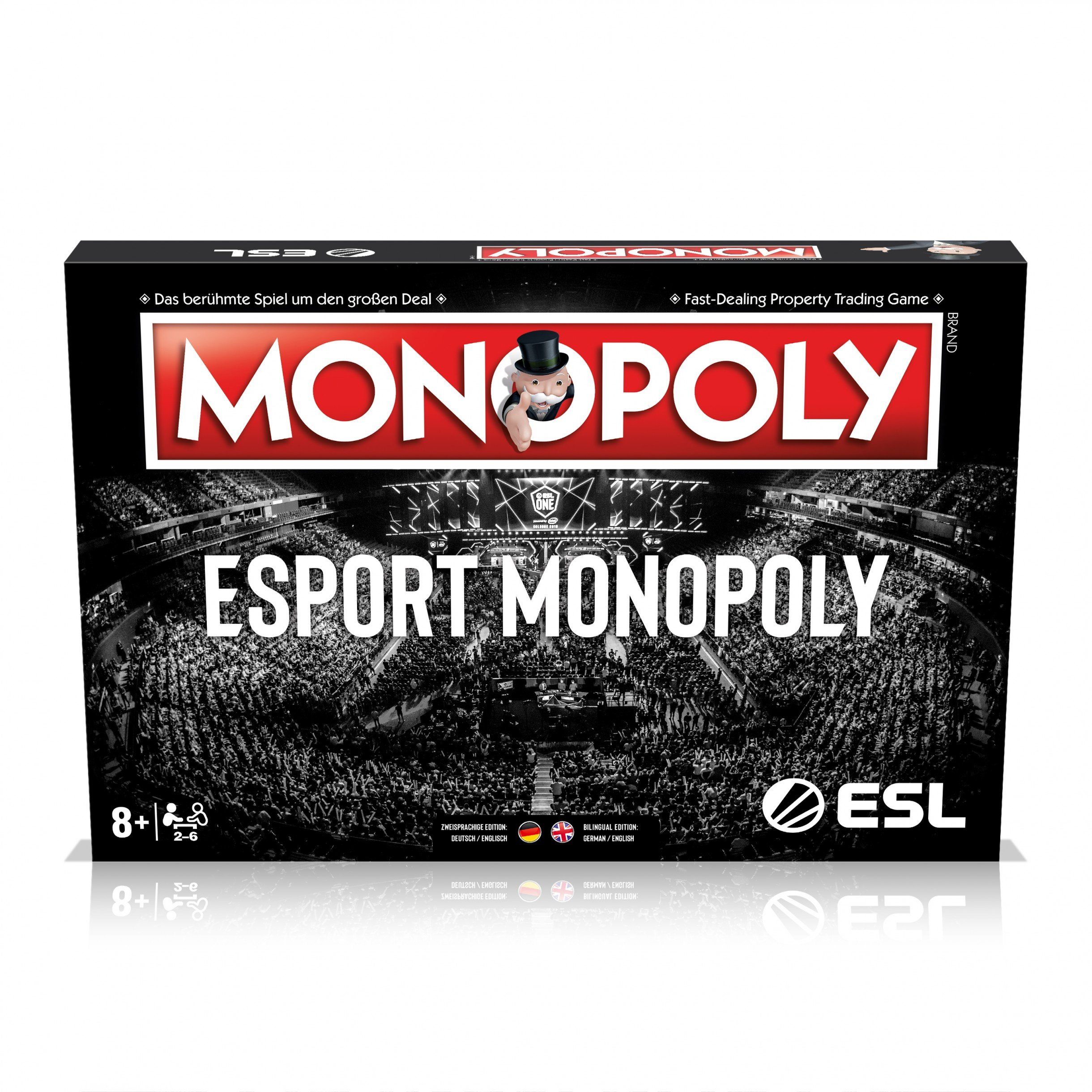 Hasbro Spiel, Monopoly - ESL ESPORT MONOPOLY - zweisprachige Edition