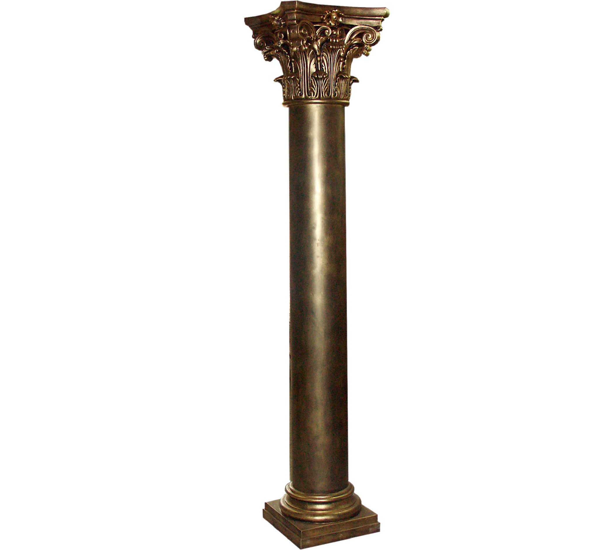 Dekosäule Goldene Säule Stütze Säulen im Antikstil Handgefertigt und Handbemalt