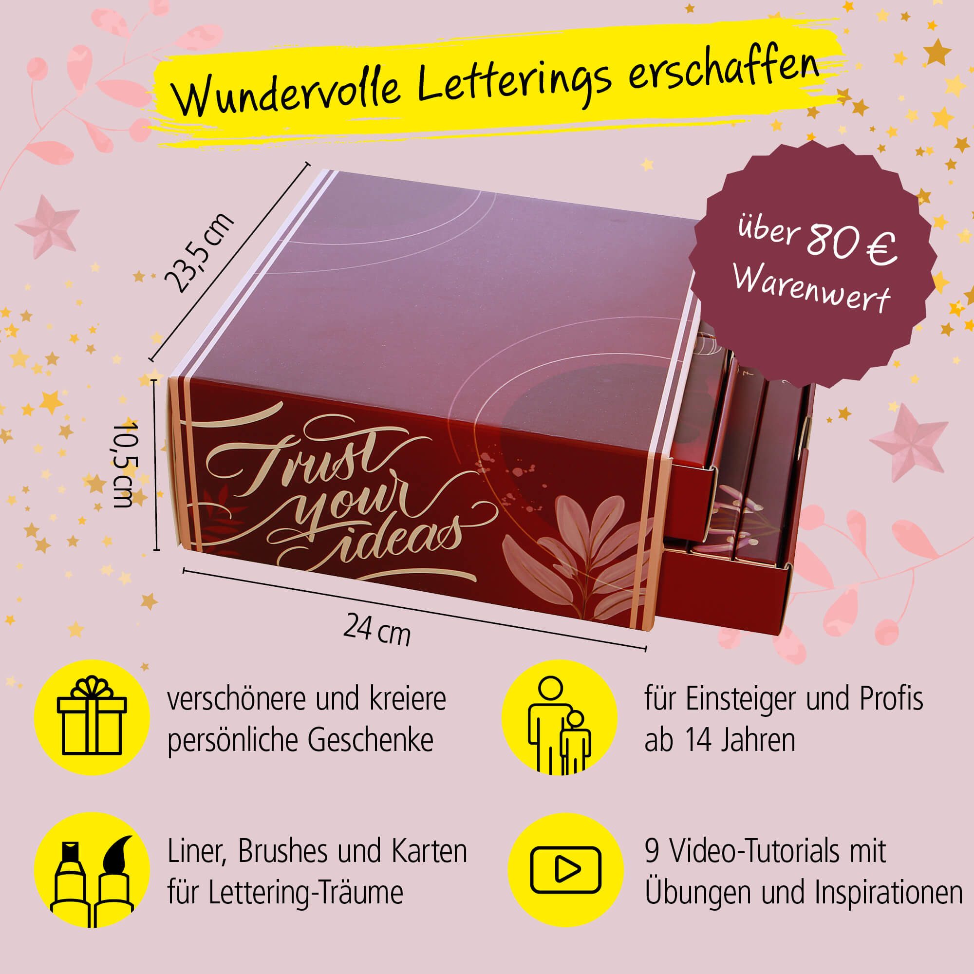 Online Pen Adventskalender Lettering 2026, Lettering 2026, Kreativ-Kalender Kalligrafie, Lettering & Tutorials – Bild 2 von 5