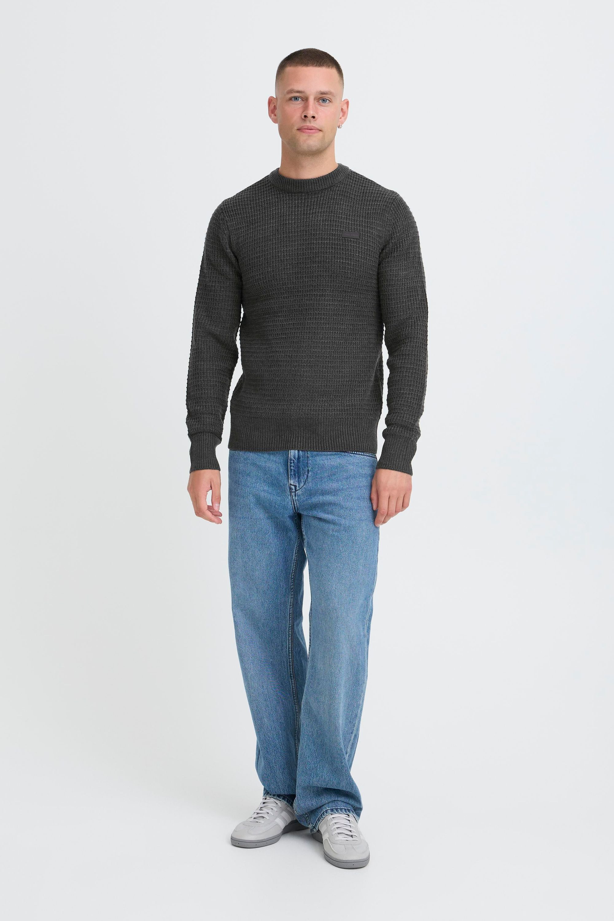 Blend Strickpullover BHPattax Klassischer Grobstrickpullover