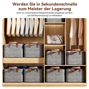 Fivejoy Aufbewahrungsbox 3pcs Faltbar Schubladen-Aufbewahrungswürfel,Schränken Organizer (3 St)
