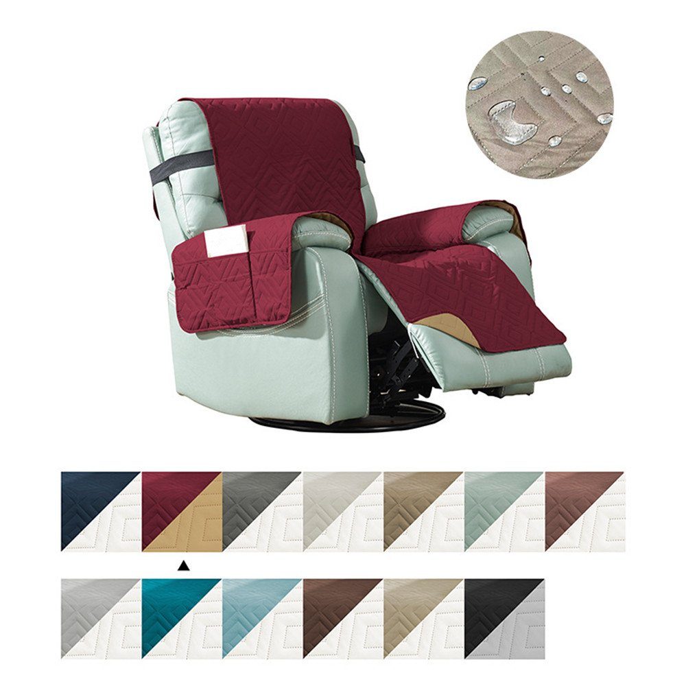 XDeer Захисний диван Sesselbezug Чохли на крісла Sessel-Überwürfe Relaxsessel Sesselauflage, Relax,1 Sitzer Schutzbezug Antirutsch Husse für Relaxsessel Komplett