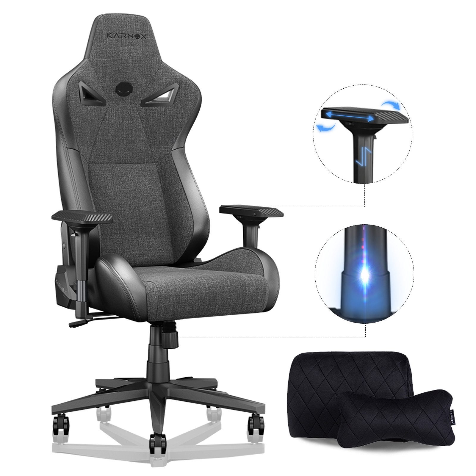 KARNOX Gaming-Stuhl Legend (Einzelstuhl), Ergonomischer Stuhl mit 4D Armleh günstig online kaufen