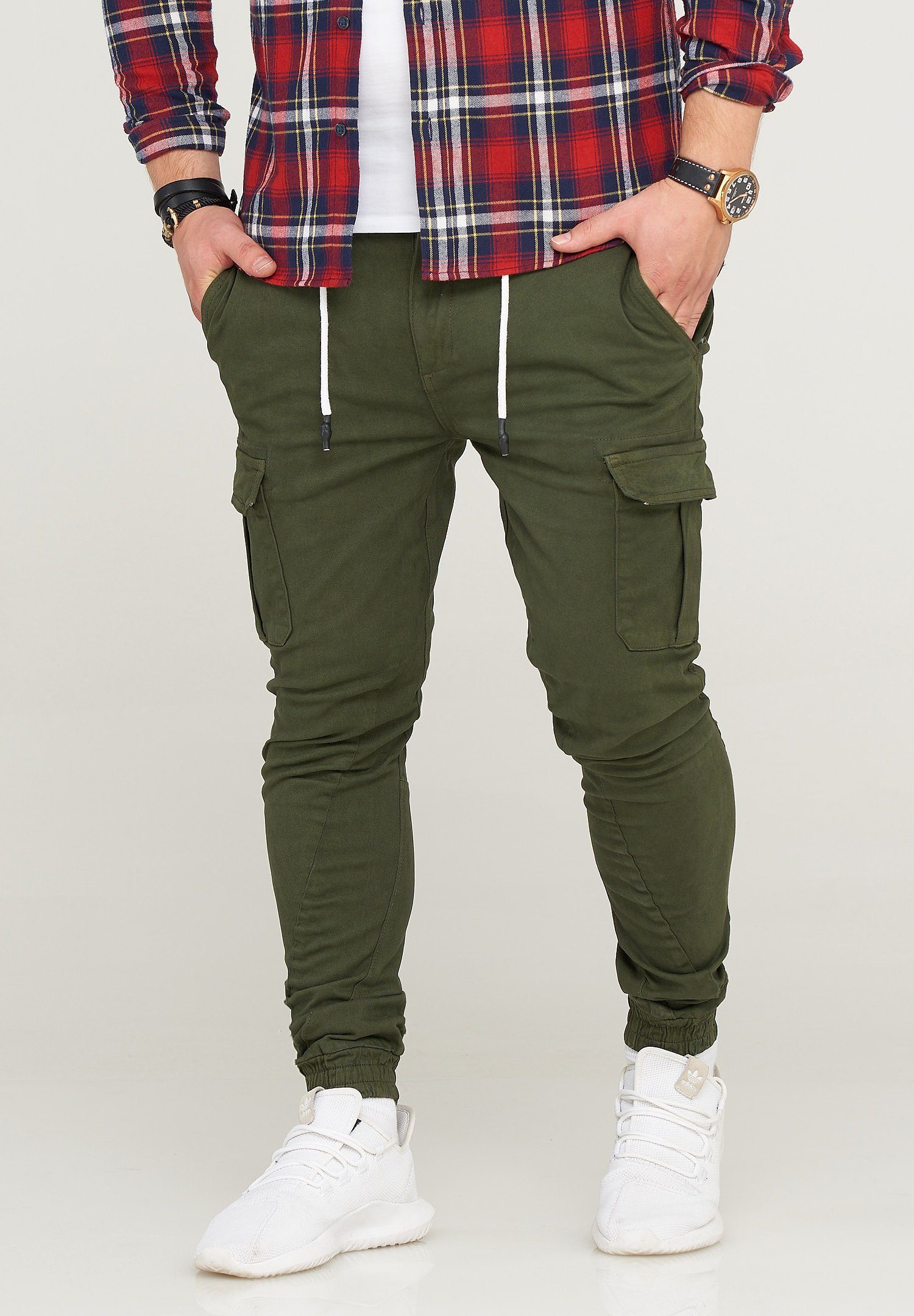 SOULSTAR Cargohose MPVEGAS Jogger-Hose mit elastischem Bund