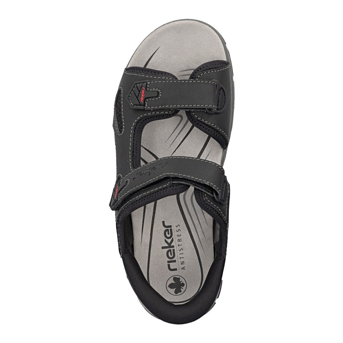 Rieker 26953 Herren Sandale Sandaletten, Sommerschuhe, Badeschuhe, Riemchen, Schlappen