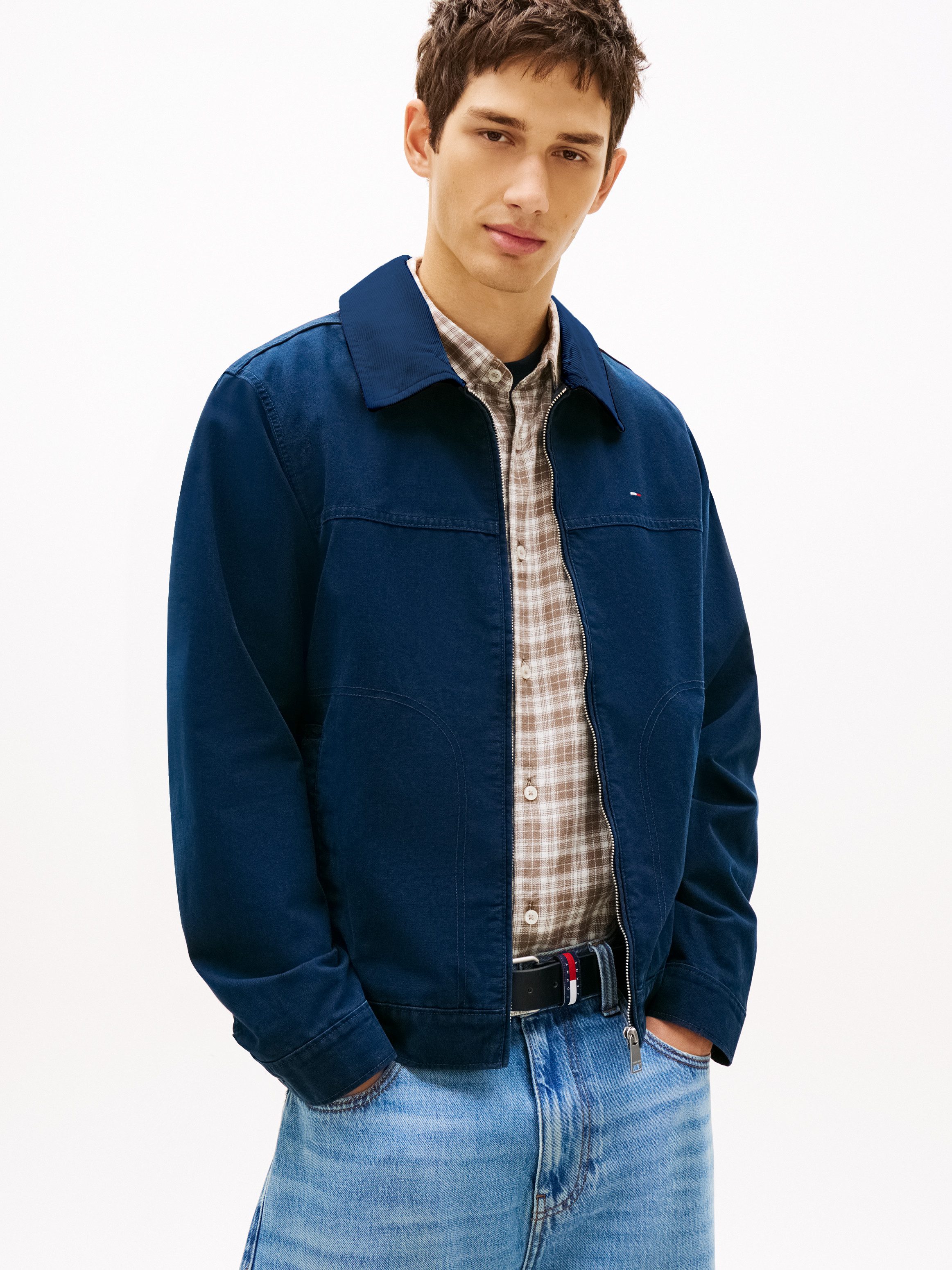 Tommy Jeans Blouson TJM REGULAR COTTON RANCH Regular fit mit Umlegekragen günstig online kaufen