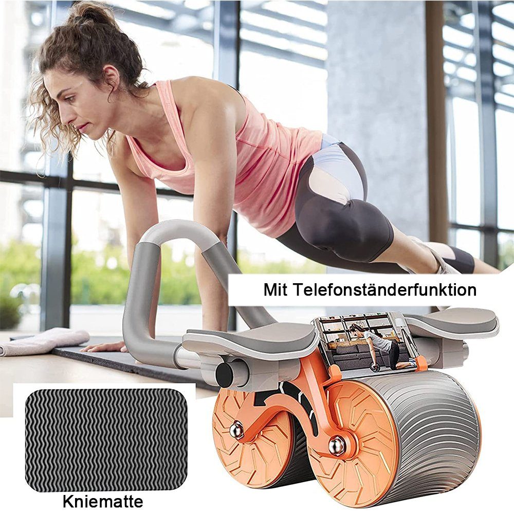 Hause Orange Automatisches Rebound Bauchroller, Fitnessrolle Bauchmuskeltrainer für zu NUODWELL