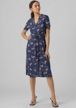 Vero Moda Sommerkleid VMVICA S/S SHIRT DRESS GA WVN NOOS