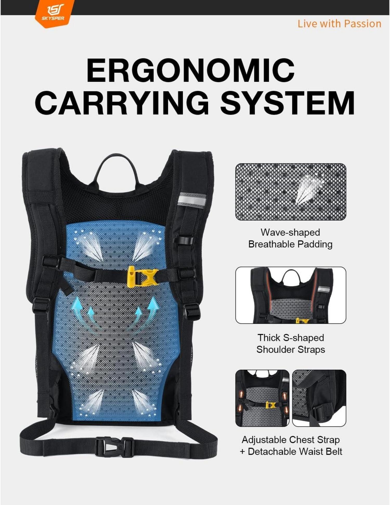 LuxusKollektion Wanderrucksack Wanderrucksack Herren Trekkingrucksack Tages günstig online kaufen