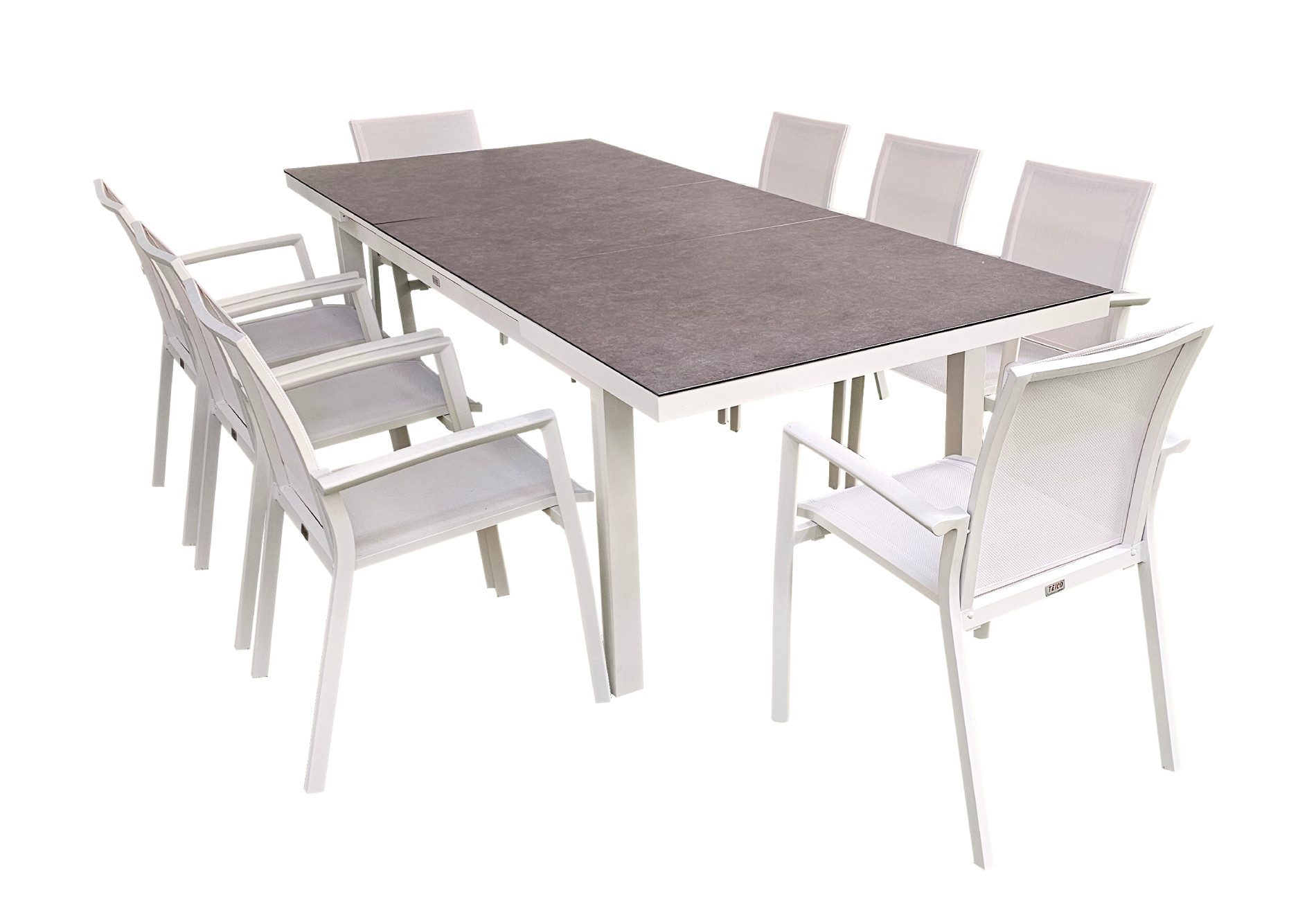 TEICO GROUP Garten-Essgruppe 9-tlg. Gartenmöbel Set günstig online kaufen