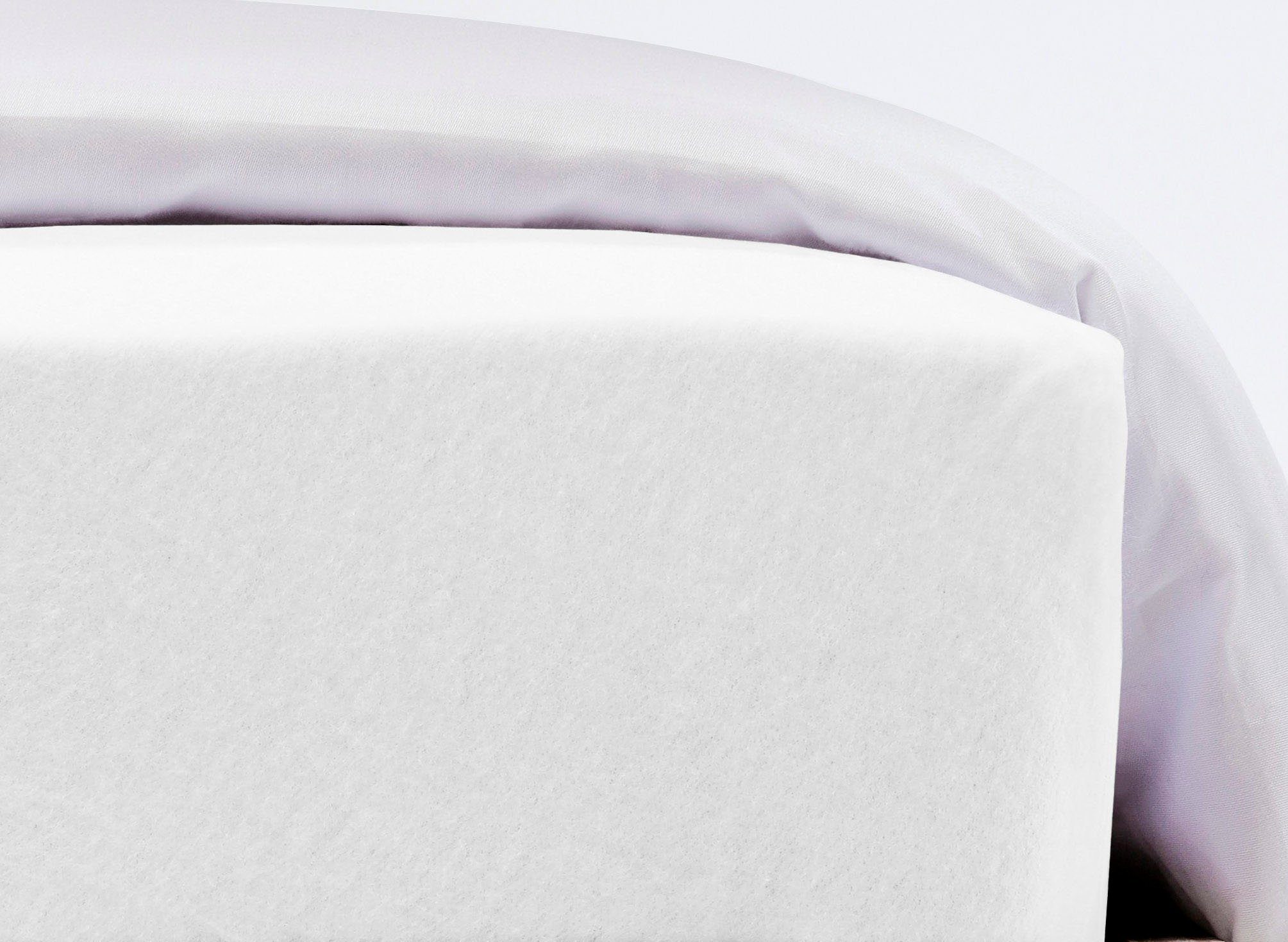 fleuresse Spannbettlaken Flauschjersey, Jersey, Gummizug: rundum, günstig online kaufen