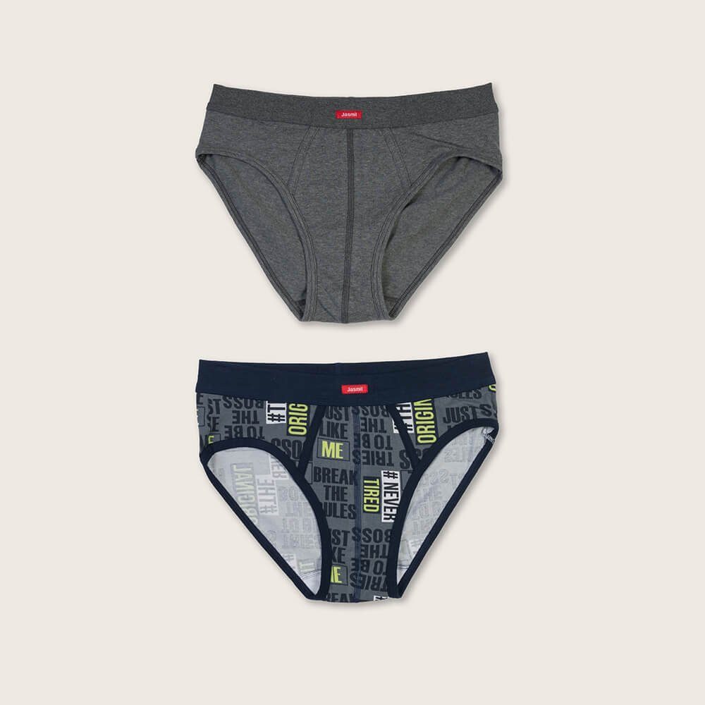 Jasmil Slip »Herren Slip Baumwolle Bequeme Unterwäsche 2er/4er Pack