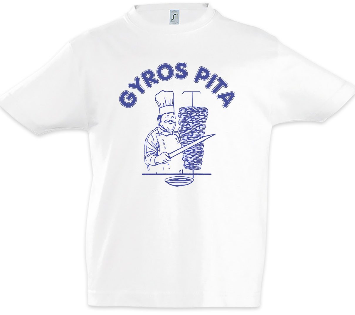 Print-Shirt Gyros Pita Kinder T-Shirt Döner Kebab Dönerladen Ayran Crew Türkei
