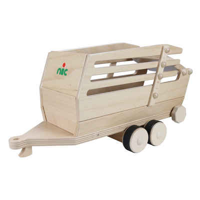 Nic Spielzeug-Landmaschine Creamobil Ladewagen Holz-Ladewagen, (Set, 1-tlg., 1 Stück), Made in Germany