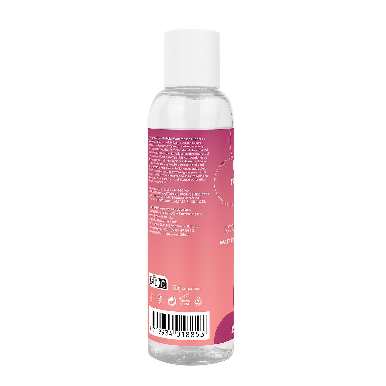 EasyGlide Gleitgel EasyGlide Rosé Bubbles Wasserbasiertes Gleitmittel - 150 ml