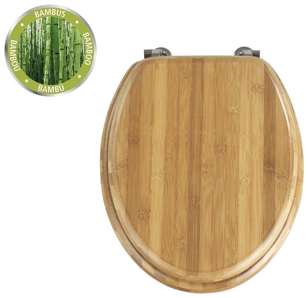 WC-Sitz Bambus Dunkel
