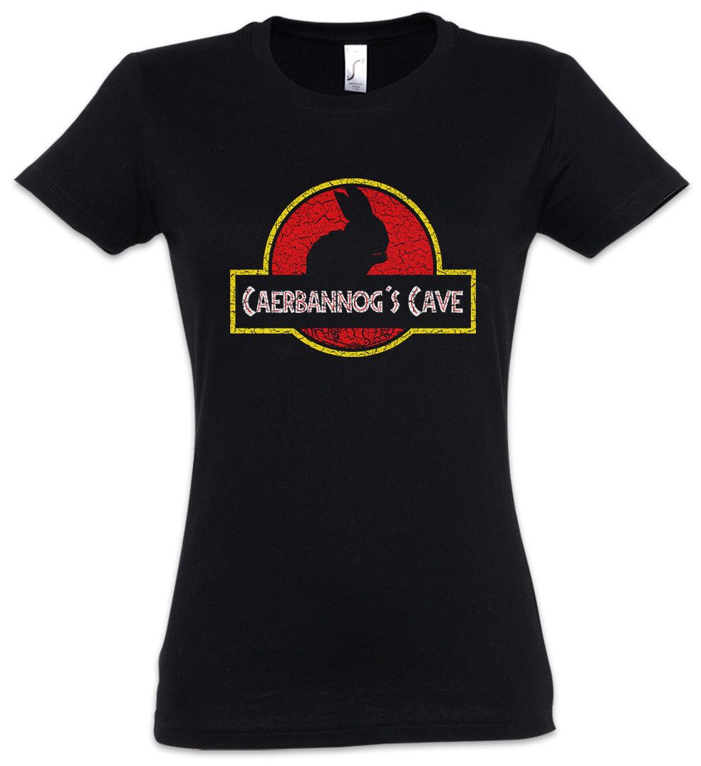 Print-Shirt Caerbannog's Cave Damen T-Shirt Monty Fun And The Holy Python Grail