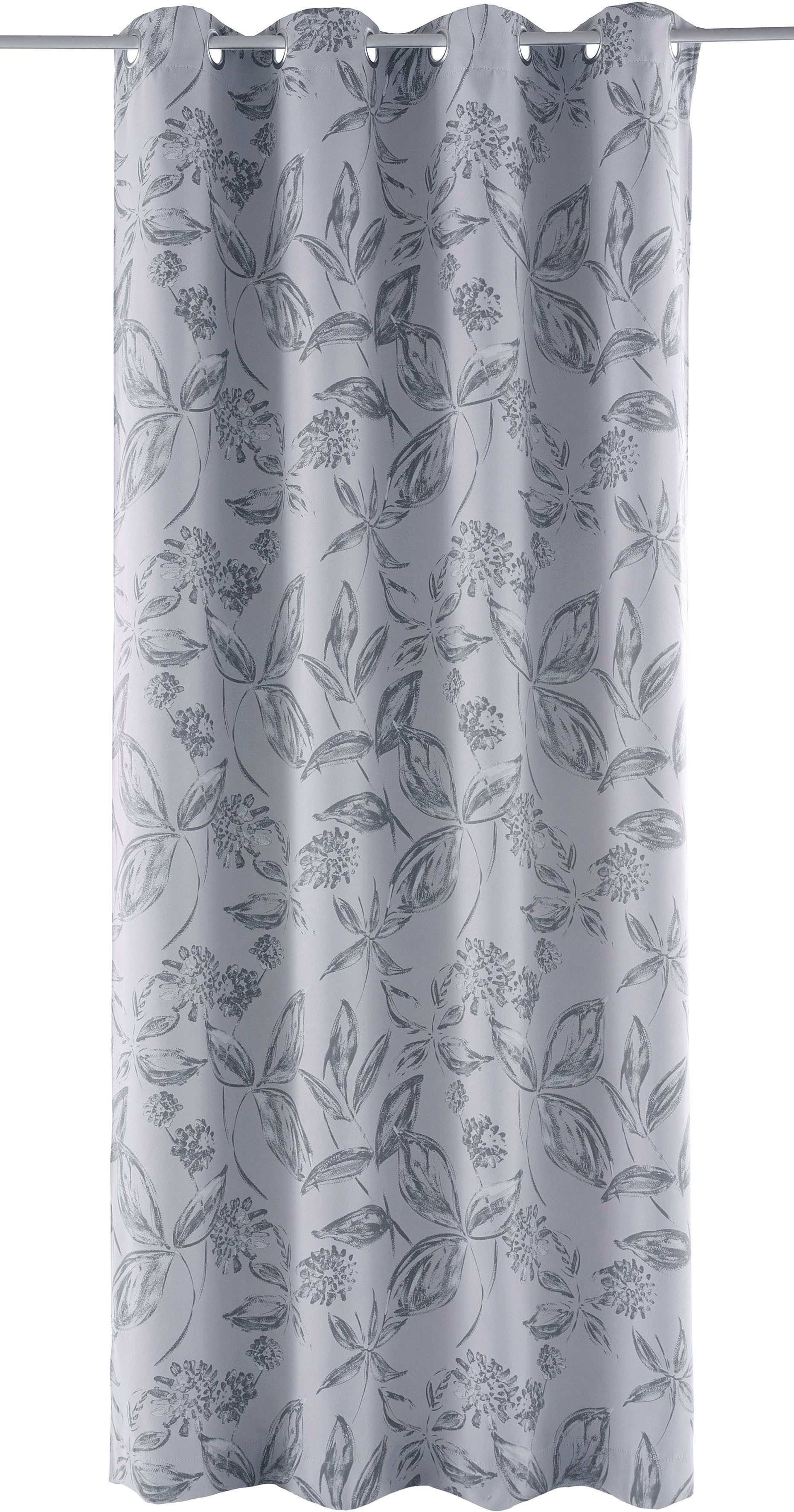 my home Vorhang FLOWER, Ösen (1 günstig online kaufen