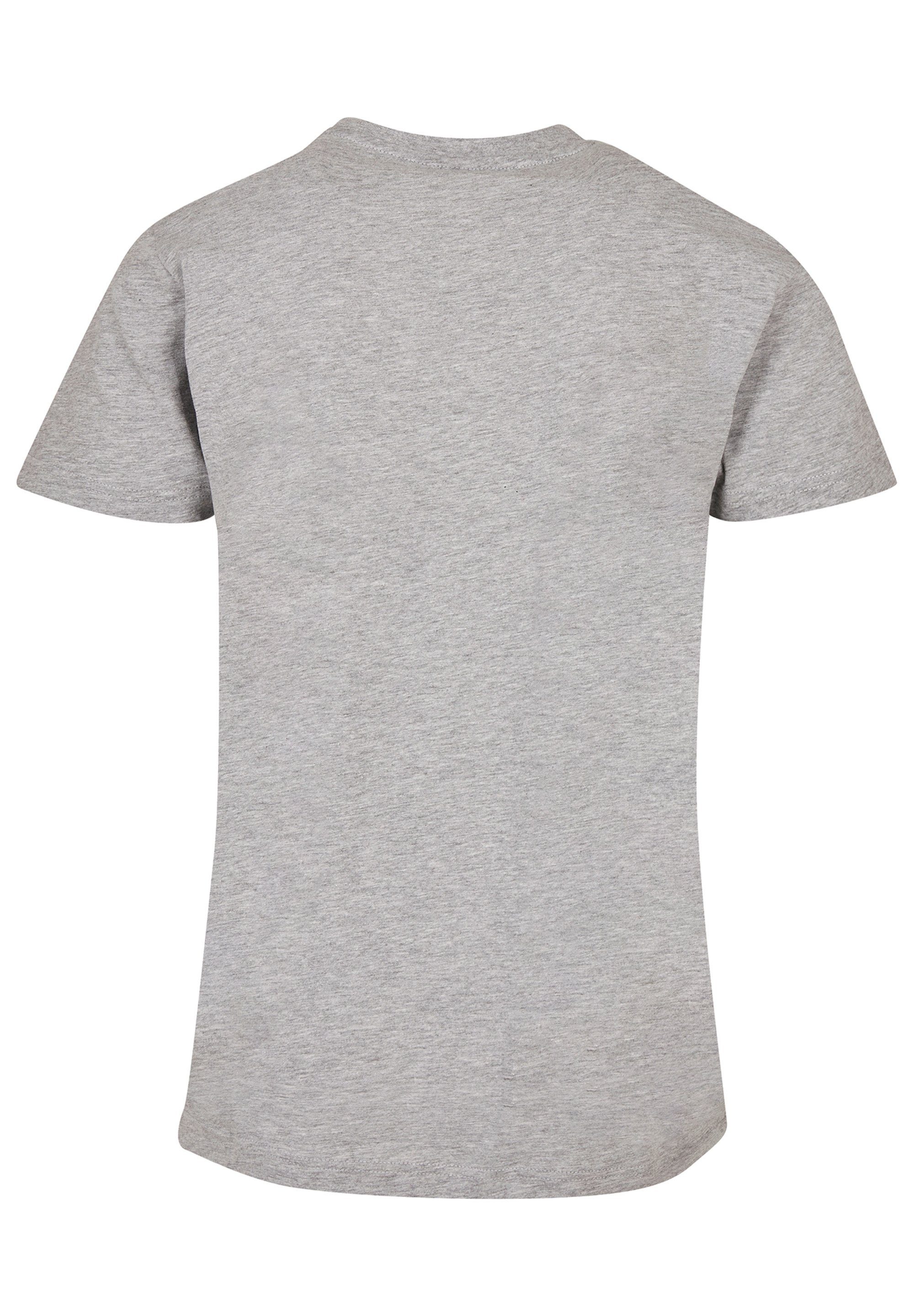 grey Pik Print heather T-Shirt Kreuz F4NT4STIC Karo Herz