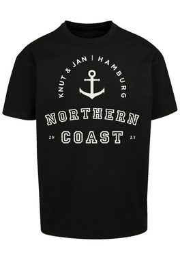F4NT4STIC T-Shirt Northern Coast Nordsee Knut & Jan Hamburg Print