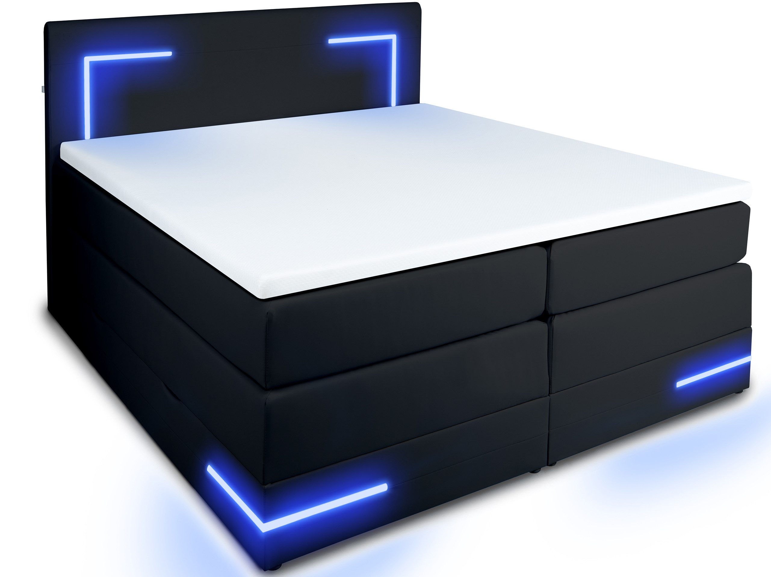 wonello Boxspringbett Lights 2.0, mit LED günstig online kaufen