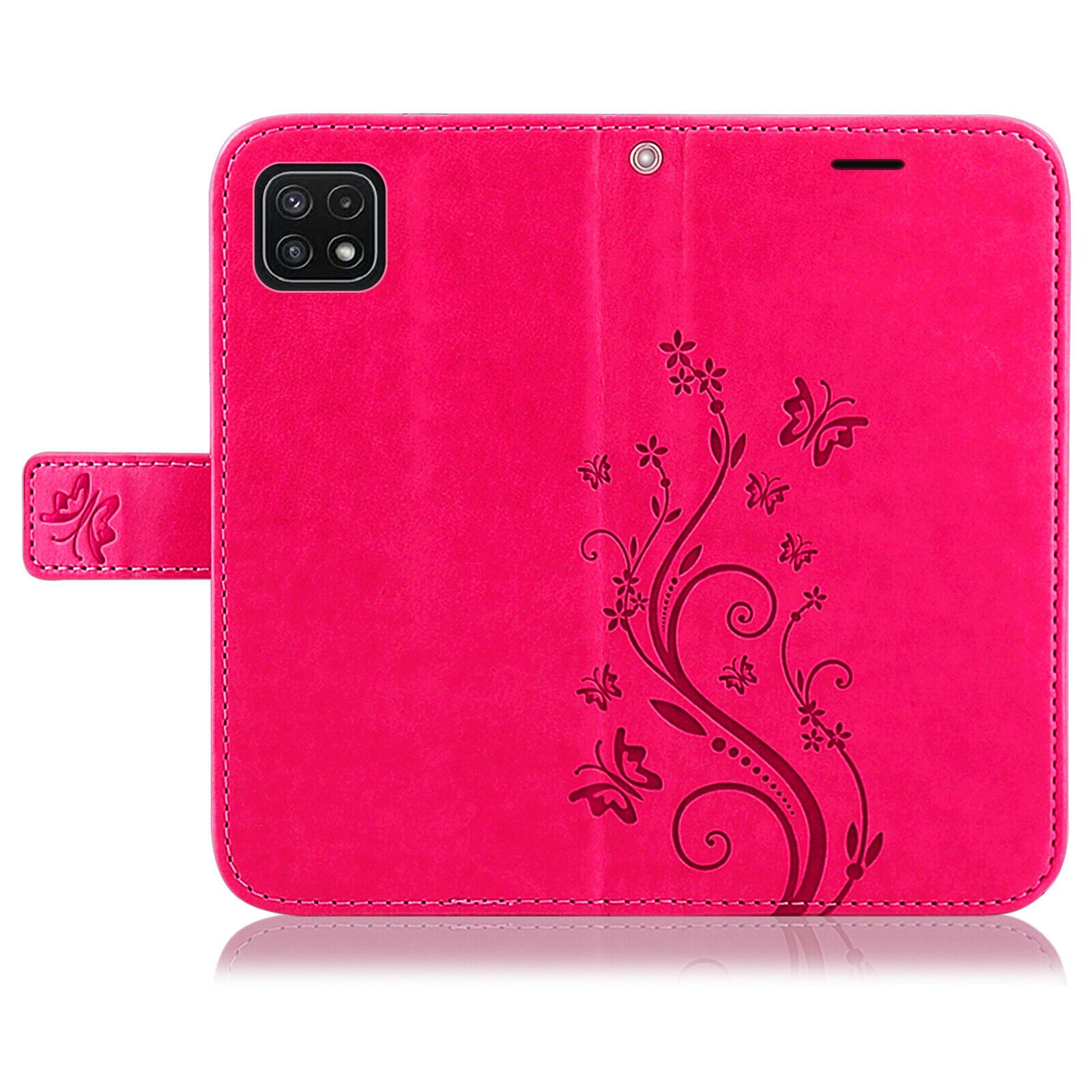 betterfon Handyhülle Handytasche für Samsung Galaxy A22 5G Klapphülle, Bookstyle-Hülle: Magnetverschluss 3 Kartenfächer & Standfunktion – Bild 5 von 5