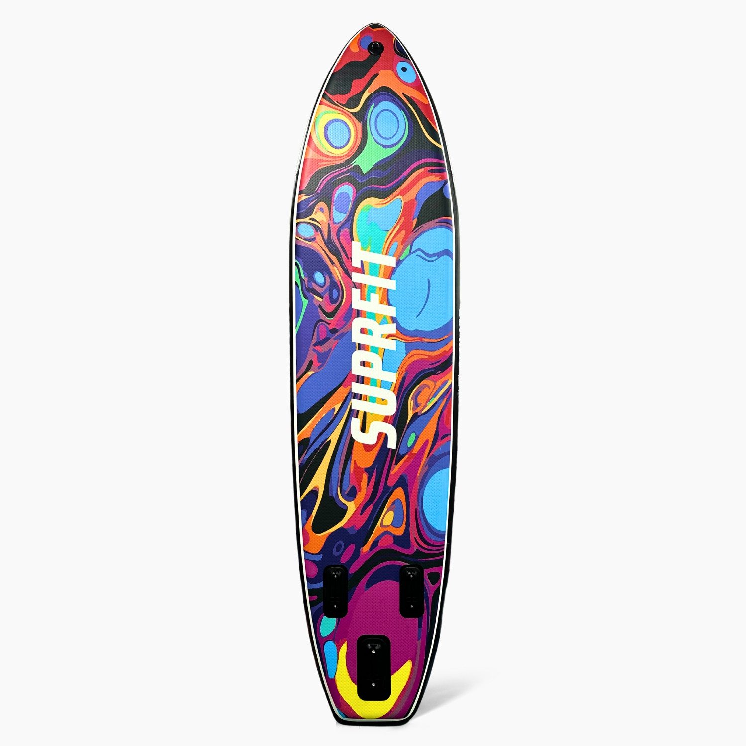 SF SUPRFIT Inflatable SUP-Board Water Marble, Touring, Set inklusive Pumpe, Paddel, Finnen, Rucksack, Leash & Reparaturkit