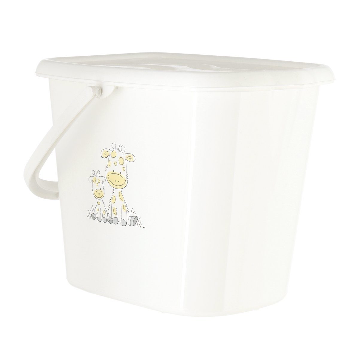 BIECO Windeleimer »Bieco Windeleimer mit Deckel und Tragegriff im Giraffen Motiv 24x 35x 26 cm ...